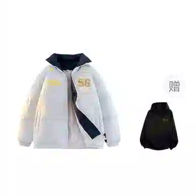 ROBINHOOD Thick Colorblock Down Jacket