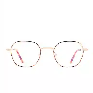 【可配度数】 佐川 超轻钛眼镜框 复古方框近视眼睛 韩版遮脸显脸小 可配防蓝光变色 β钛 不规则形 光学镜架 男女同款情侣款