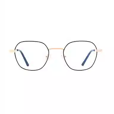 【可配度数】 佐川 超轻钛眼镜框 复古方框近视眼睛 韩版遮脸显脸小 可配防蓝光变色 β钛 不规则形 光学镜架 男女同款情侣款