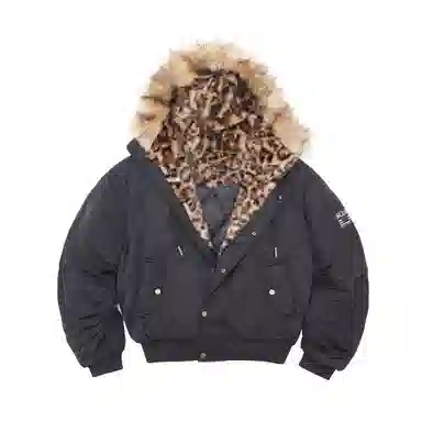 STRANGER LAB Leopard Parka