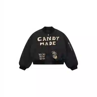 Candymade haus x CoupleHunnid Embroidered Flight Jacket