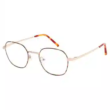 【可配度数】 佐川 超轻钛眼镜框 复古方框近视眼睛 韩版遮脸显脸小 可配防蓝光变色 β钛 不规则形 光学镜架 男女同款情侣款