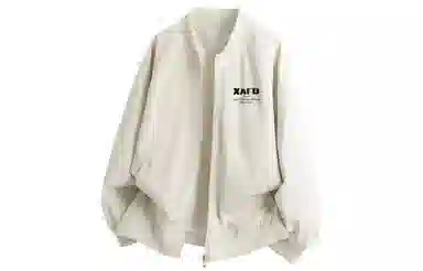 XAFB Vintage Letter Print Jacket