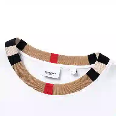 Burberry Logo Print Crewneck Sweatshirt White