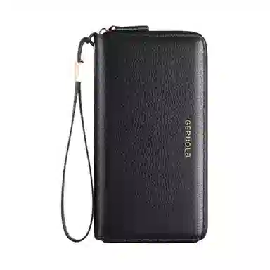 歌若拉 多卡位双拉链 牛皮 钱包 女款 多色