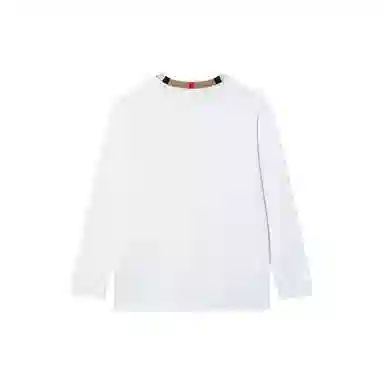 Burberry Logo Print Crewneck Sweatshirt White