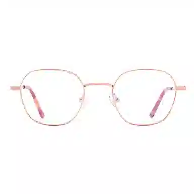 【可配度数】 佐川 超轻钛眼镜框 复古方框近视眼睛 韩版遮脸显脸小 可配防蓝光变色 β钛 不规则形 光学镜架 男女同款情侣款