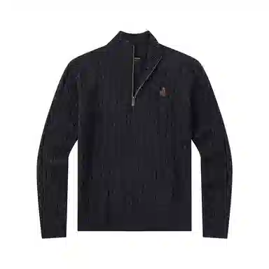 Teenie Weenie Men Half-Zip Knit Sweater