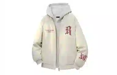 TONYKRZ Gothic Letter Print Bomber Jacket