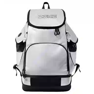 ZOKE Colorblock Backpack Silver