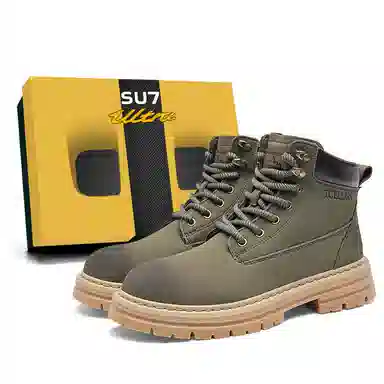 TCELLARS Classic Lace-Up Boots Maple Yellow