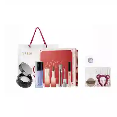 滋色 挚爱礼盒 彩妆套装 提亮肤色遮瑕定妆 四件套