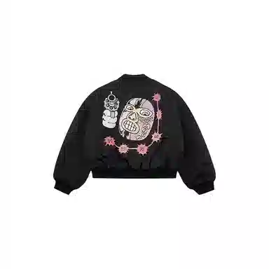 Candymade haus x CoupleHunnid Embroidered Flight Jacket
