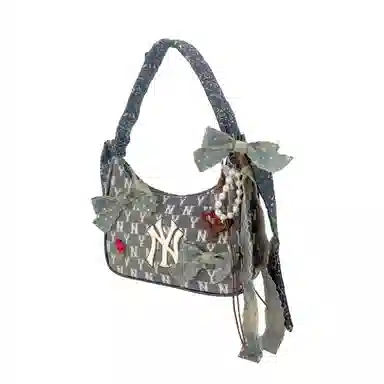 MLB Kids Dia Monogram Yankees Tote Bag Blue