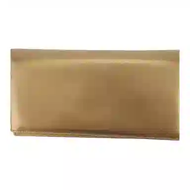 Saint Laurent Small Fabric Clutch Brown