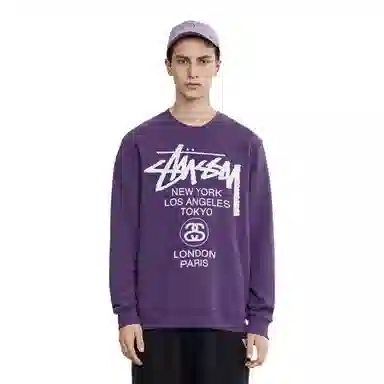 Stussy World Tour Crewneck Sweatshirt