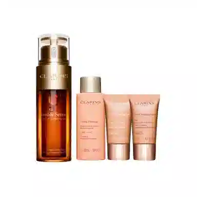 娇韵诗 双萃焕活修护精华露套装 补水保湿