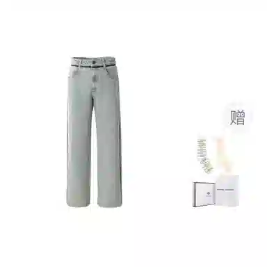 Charlie Luciano Grey White Jeans