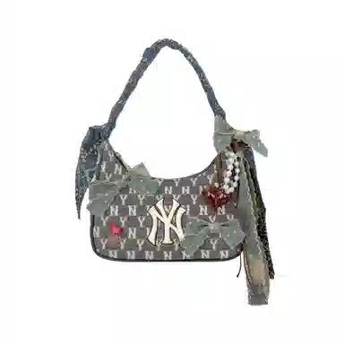 MLB Kids Dia Monogram Yankees Tote Bag Blue