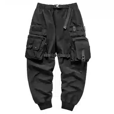 VIP Paratrooper Cargo Pants Black