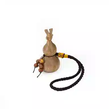 天纵 龙头葫芦福禄实木木雕 本命年转运招财纳福把玩 金丝楠 木作摆件 男女同款情侣款 楠木