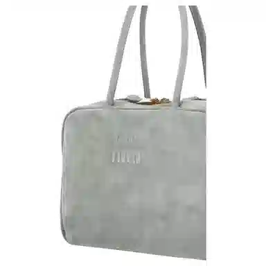 Miu Miu Beau Bowling Bag Gray
