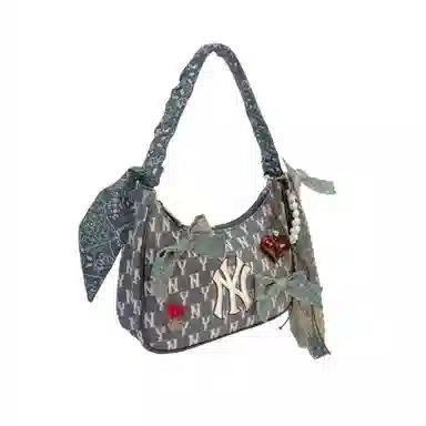 MLB Kids Dia Monogram Yankees Tote Bag Blue