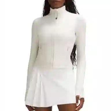 lululemon Define Cropped Jacket Bone White