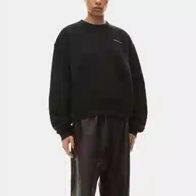 Alexander Wang Black Crewneck Sweatshirt
