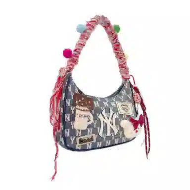 MLB Kids Dia Monogram Yankees Tote Bag Blue