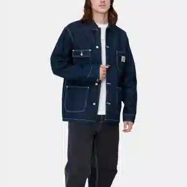 Carhartt WIP Logo Patch Denim Jacket