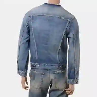 Maison Margiela FW22 Denim Jacket Blue