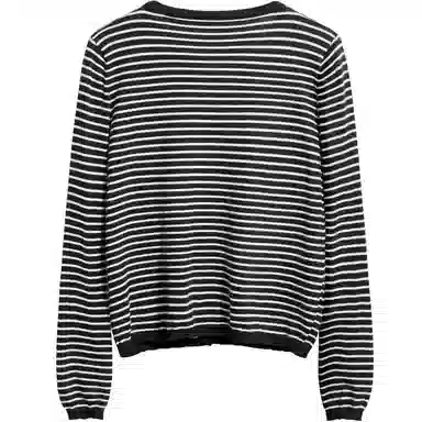 她池 简约百搭时尚短款针织衫 女款