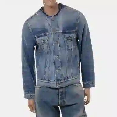 Maison Margiela FW22 Denim Jacket Blue