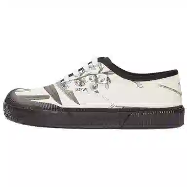 LOEWE Canvas Low Top Green