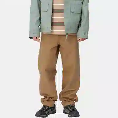 Carhartt WIP Straight Leg Pants Khaki