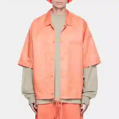Fear of God Essentials Nylon Shirt Coral