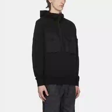 Stone Island Ghost Pieces Hoodie Black