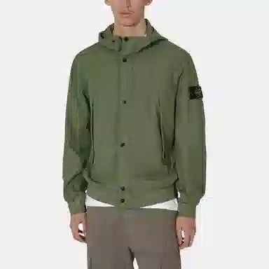 Stone Island Soft Shell Jacket Moss Green