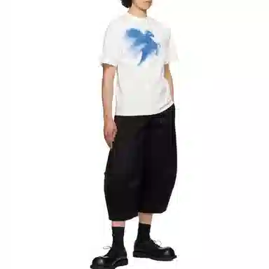 ADER ERROR Crewneck Loose Short Sleeve T-Shirt Off-White