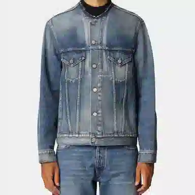 Maison Margiela FW22 Denim Jacket Blue