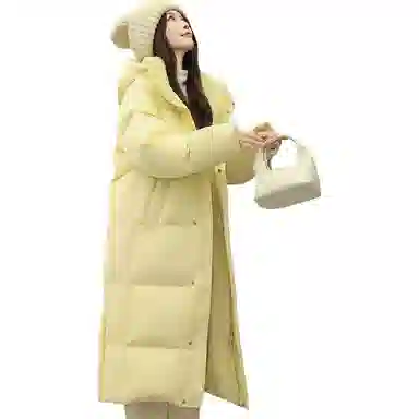 雅鹿 东北极寒长款加厚保暖羽绒服 男女同款