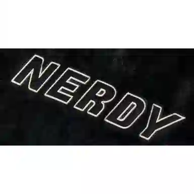 NERDY FW22 Logo Print Zip Jacket Black