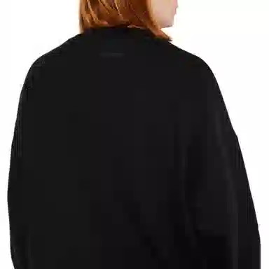 Fear of God Essentials Fleece Crewneck Obsidian Black