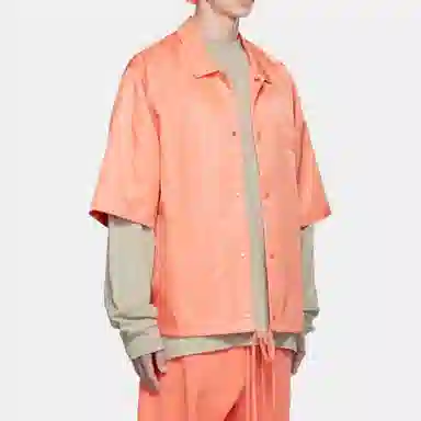 Fear of God Essentials Nylon Shirt Coral
