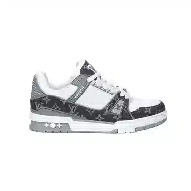 LOUIS VUITTON Trainer Grey White