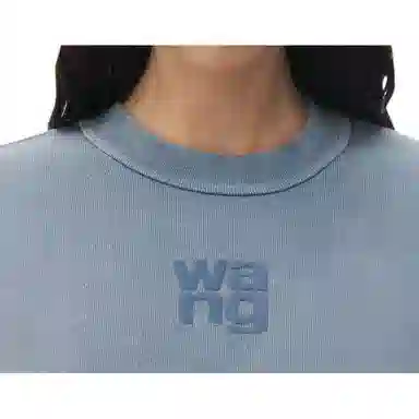 Alexander Wang Essential Sweatshirt Light Blue