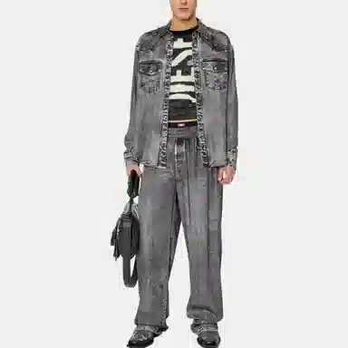 DIESEL FW22 Grey Jeans