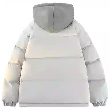 PRESSURE Basic Retro Hooded Puffer Jacket