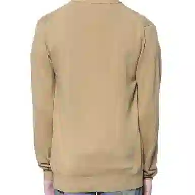 CDG Play V-neck Cardigan Beige